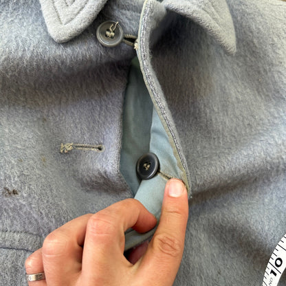 Vintage Boys Jacket Toddler Rockabilly 40s 50s Kids Baby Coat Blue Pocket Watch