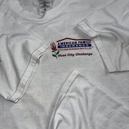 Portland Rose City 2000 Challenge VTG T Shirt Gymnastics Oregon Insurance Family