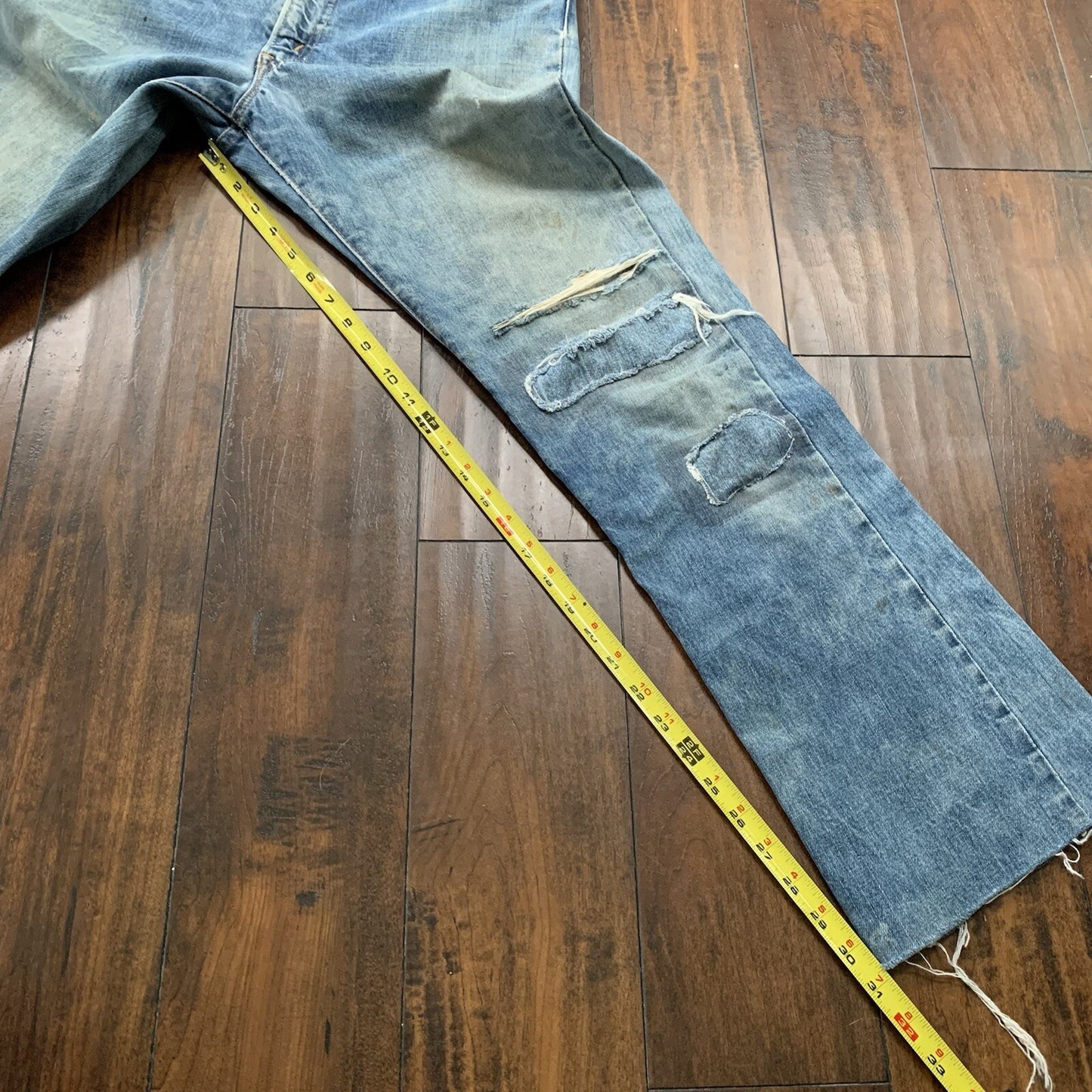 Levis 517 XX Vintage 70s Denim Jeans 501 35x31 Orange Tab Boot Cut