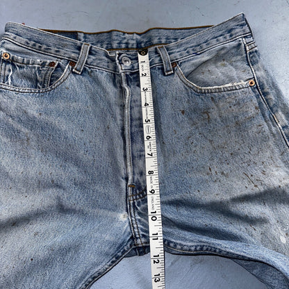 Levis 501 Vintage Y2K XX Straight Leg Jeans 33x34 Light Wash 2000s Act 31x32