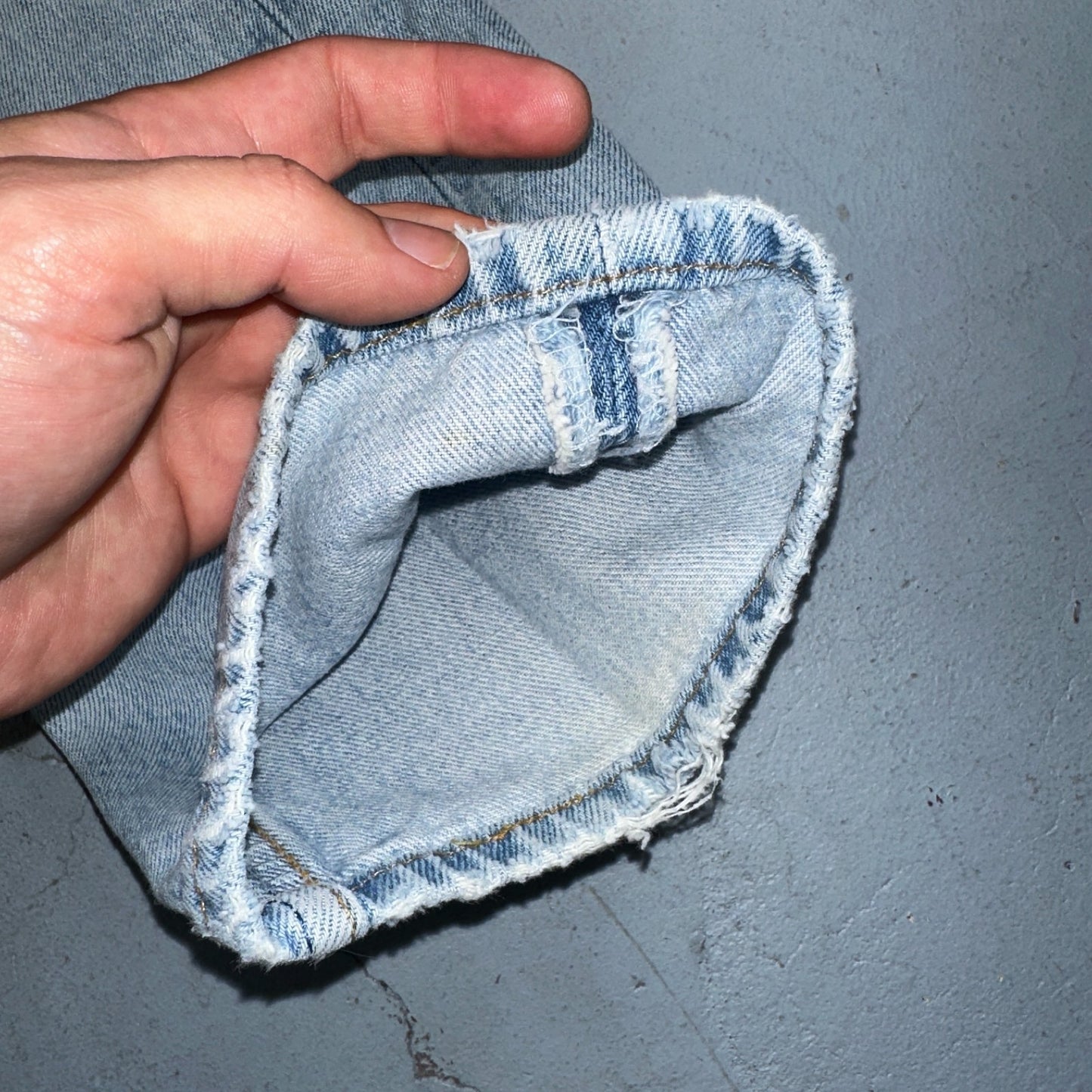 Levis 501 Vintage 90s USA XX Straight Leg Jeans Blue Light Wash 30x32 Act 28x30