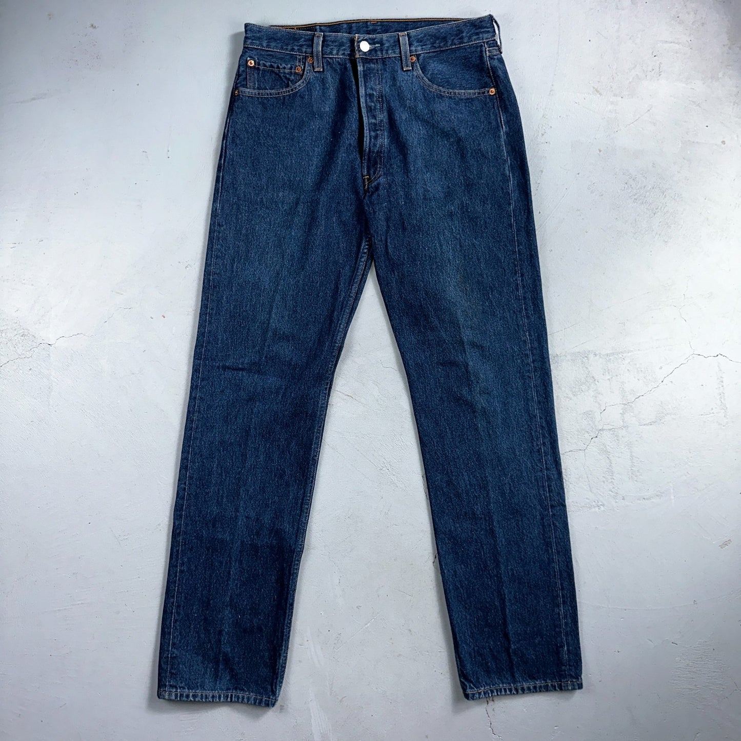 Levis 501 Vintage Y2K 90s XX Straight Leg Jeans Blue Dark Wash 34x34 Act 32x33