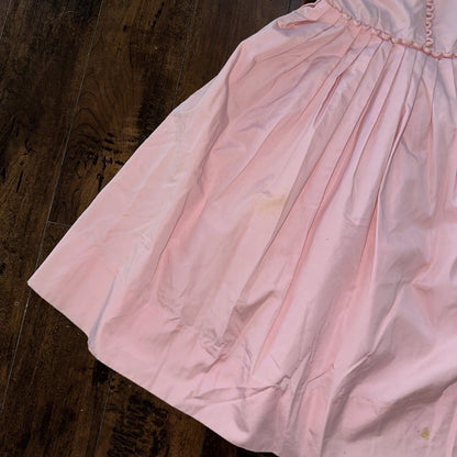 Vintage USA Rockabilly Womens Dress Pattern Pink 60s 70s Sanforized Princess