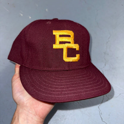 Vintage Plain Logo Pro-Line Pro Model 7 1/4 Boston College BC Eagles FITTED Hat
