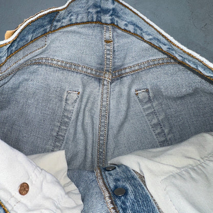 Levis 501 Vintage 90s Mexico Straight Leg Jeans 33x34 Y2K Light Wash Act 30x29