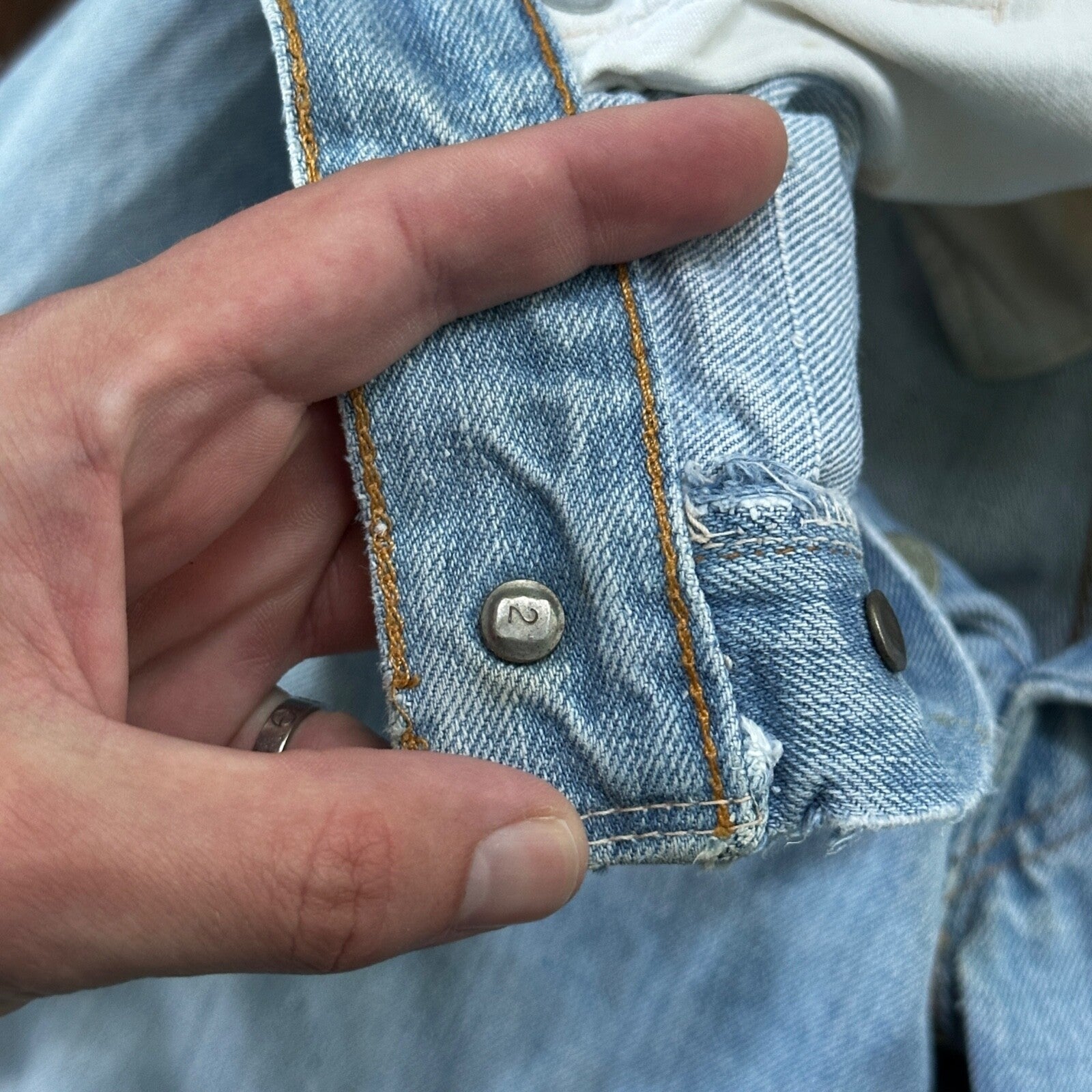 Vintage LEVIS 501XX Jeans Big E 1960s Denim Redline Selvedge 33x31 USA 60s 66