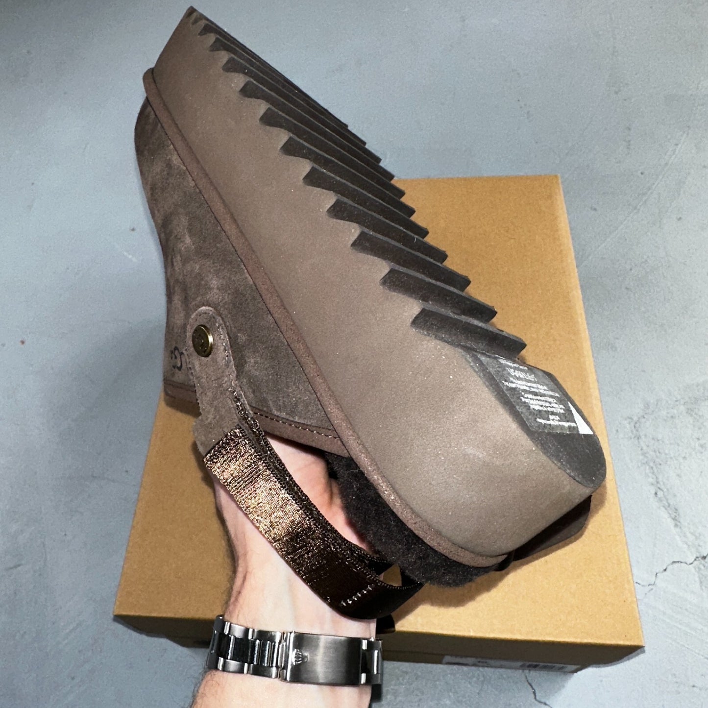 Ugg Australia Womens  Lanah Clog Platform Slipper Size 10 NIB Brown Chocolate