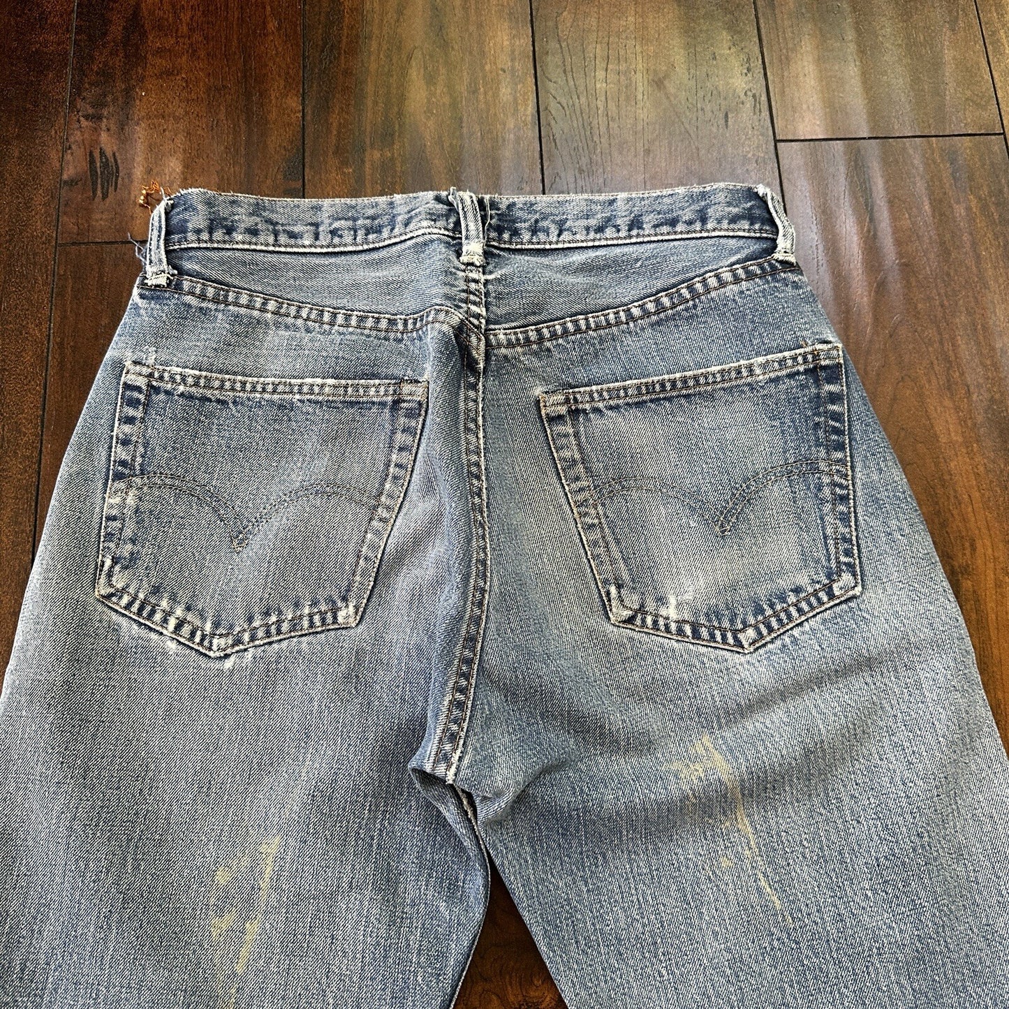 Vintage LEVIS 501XX Jeans Big E 1960s Denim Redline Selvedge 29x29 USA 60s 70s