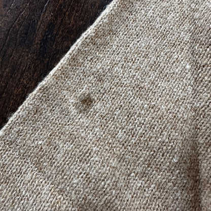 Vintage Jantzen Sweater Men's L Brown Pullover Blank Solid USA Made 90s