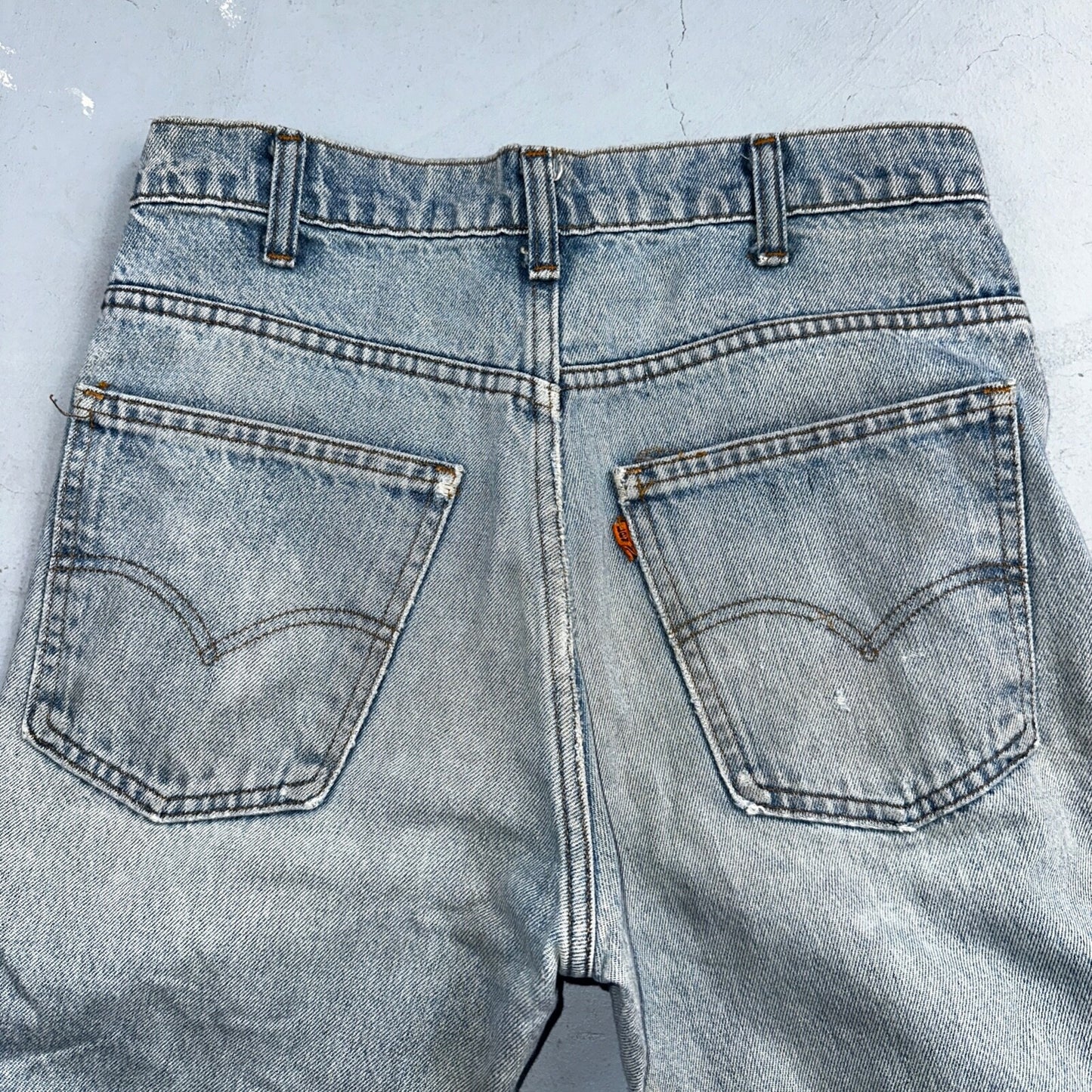 Levis 646 Vintage 70s USA Orange Tab Bootcut Flare Blue Bell Bottom Jeans 29x33