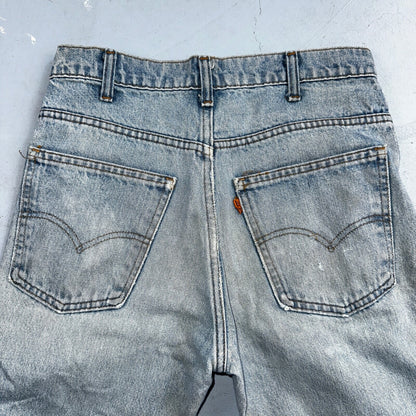 Levis 646 Vintage 70s USA Orange Tab Bootcut Flare Blue Bell Bottom Jeans 29x33