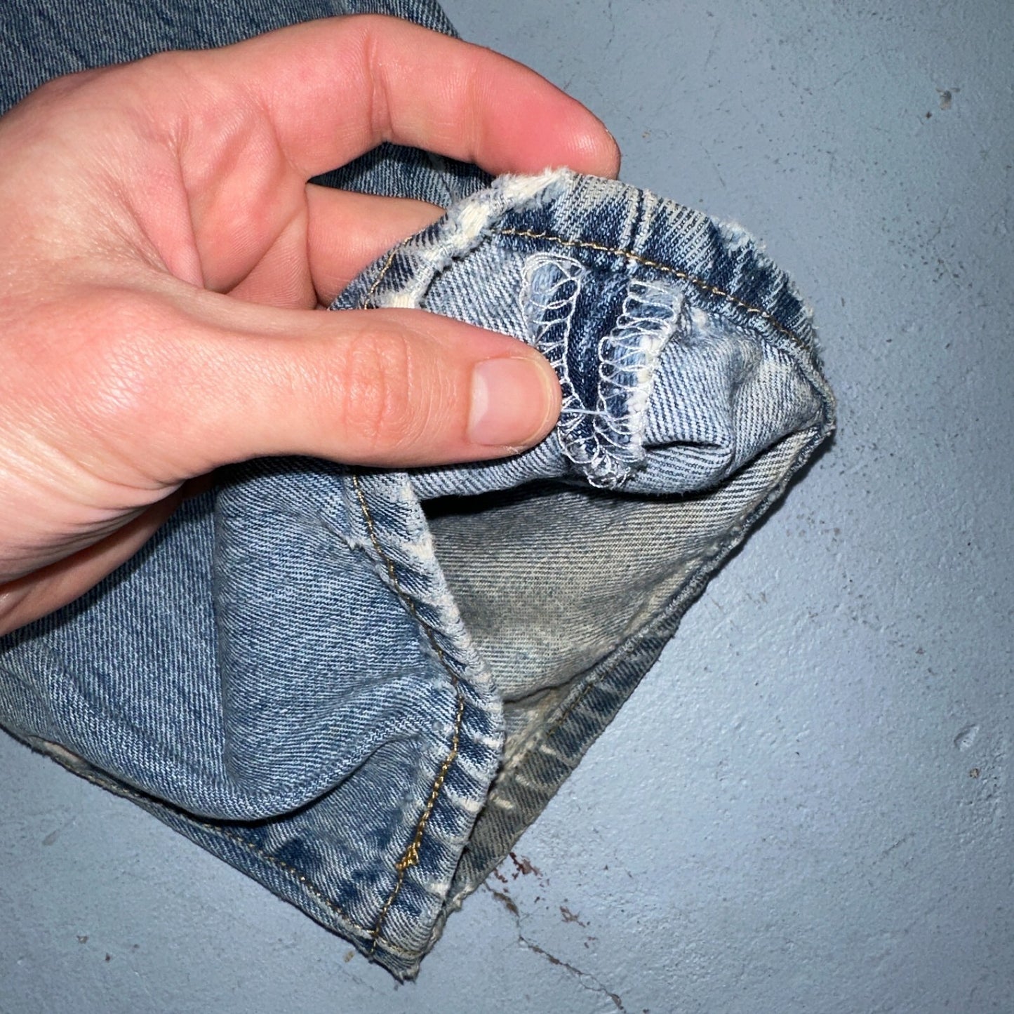 Levis 501 Vintage Y2K XX Straight Leg Jeans Blue Light Wash 36x34 Act 35x31