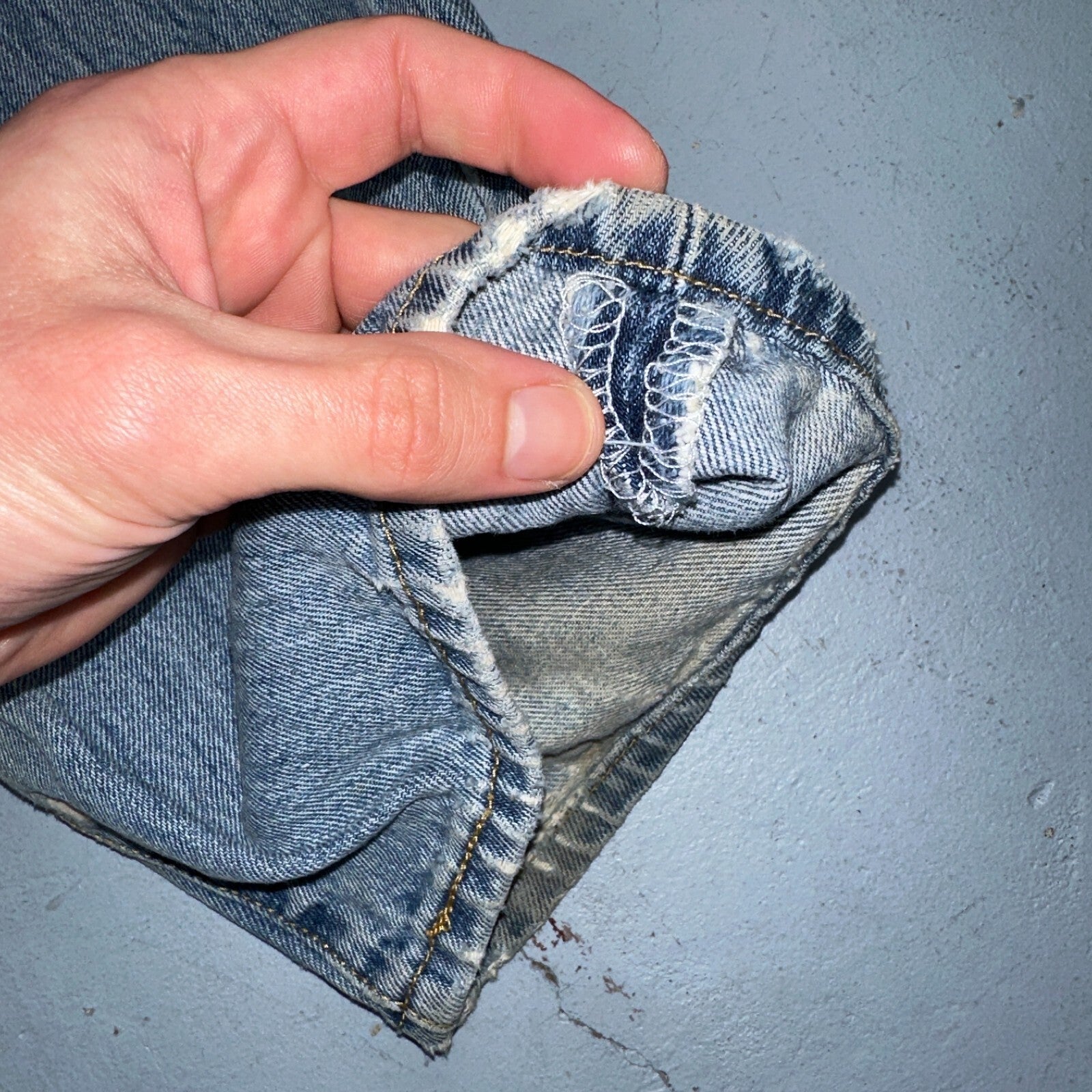 Levis 501 Vintage Y2K XX Straight Leg Jeans Blue Light Wash 36x34 Act 35x31