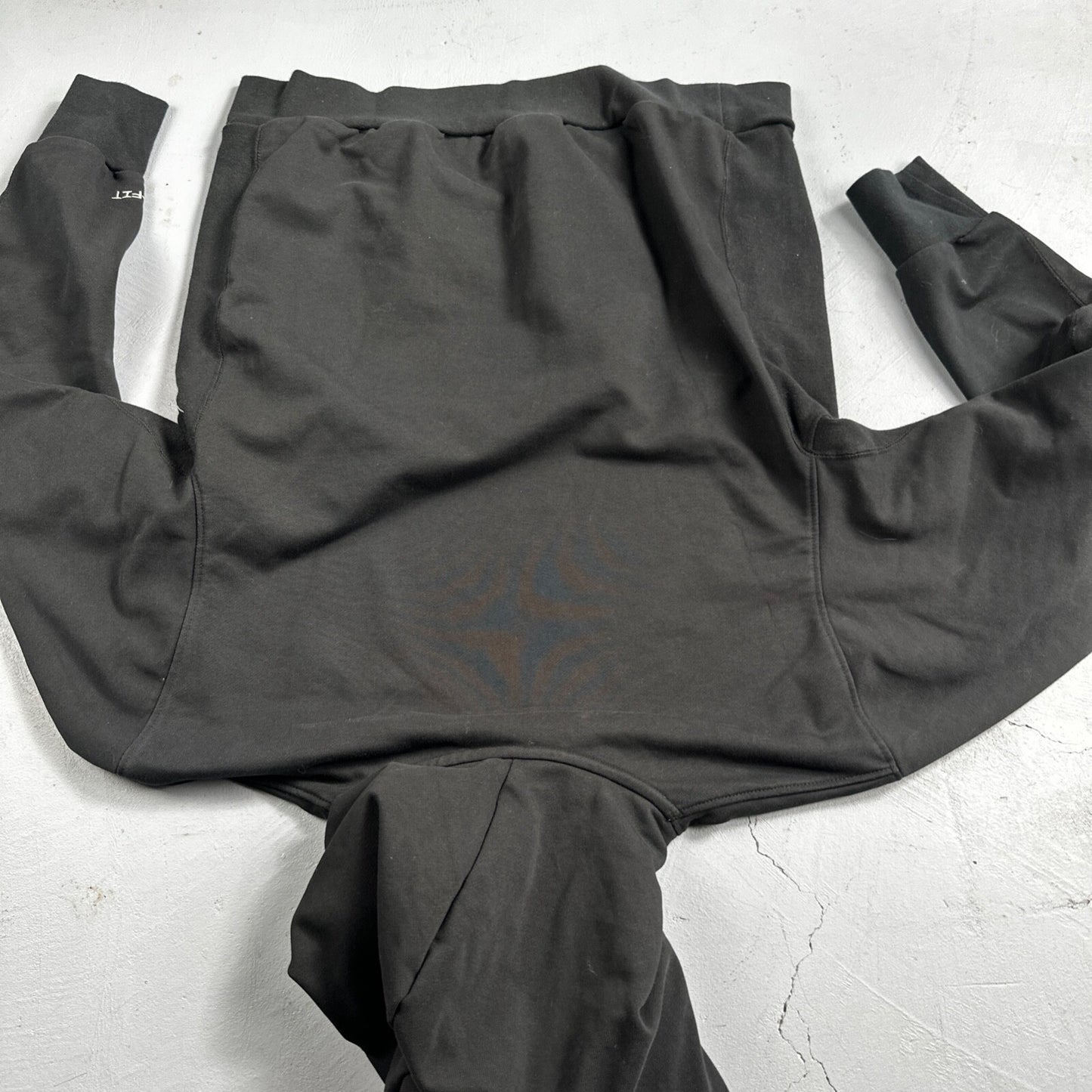 Nike After Hood Hoodie Sweatshirt Men's Size M Dri Fit West Basketball Black