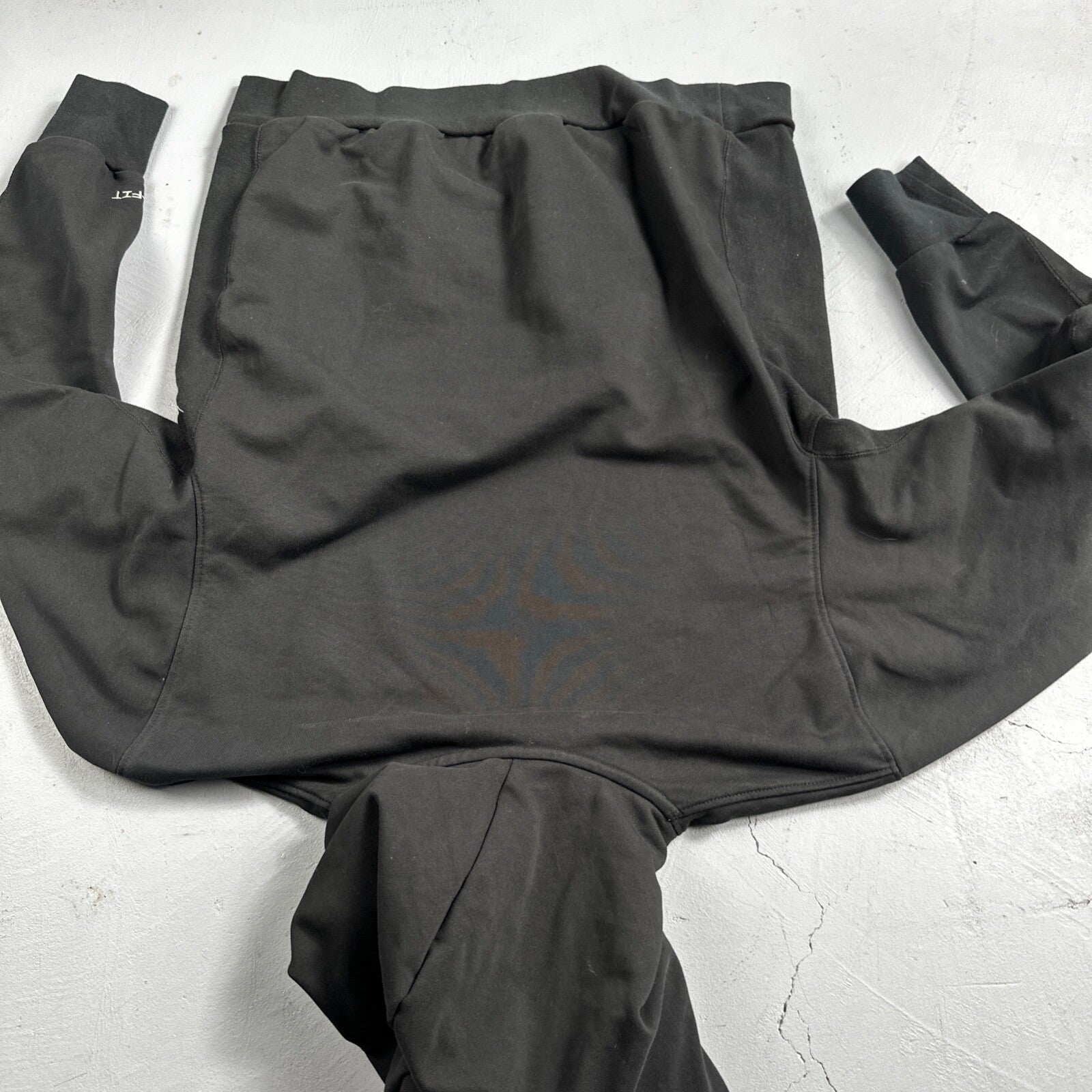 Nike After Hood Hoodie Sweatshirt Men's Size M Dri Fit West Basketball Black