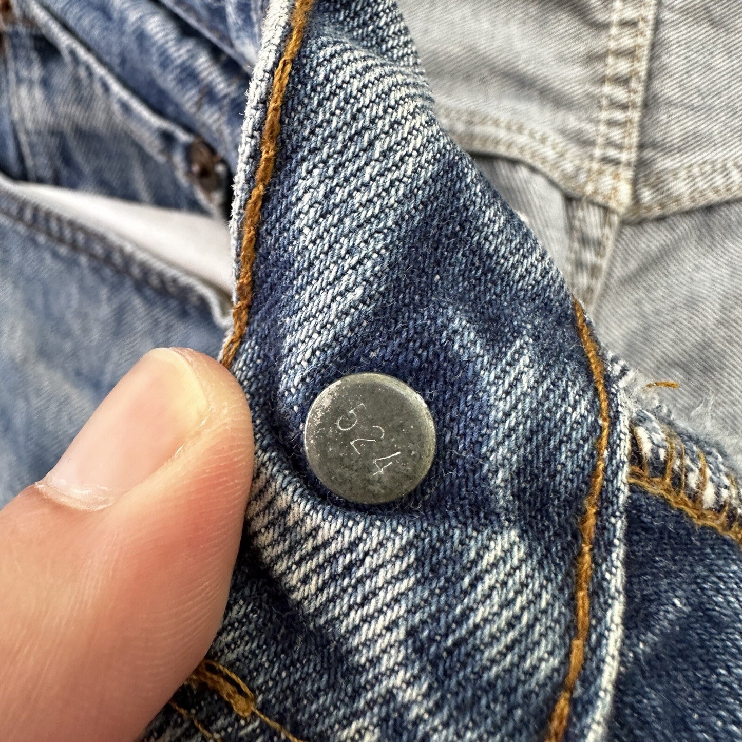 Levis Vintage 80s Redline Selvedge USA 501 XX Jeans 66 70s Light 32x36 Act 29x30