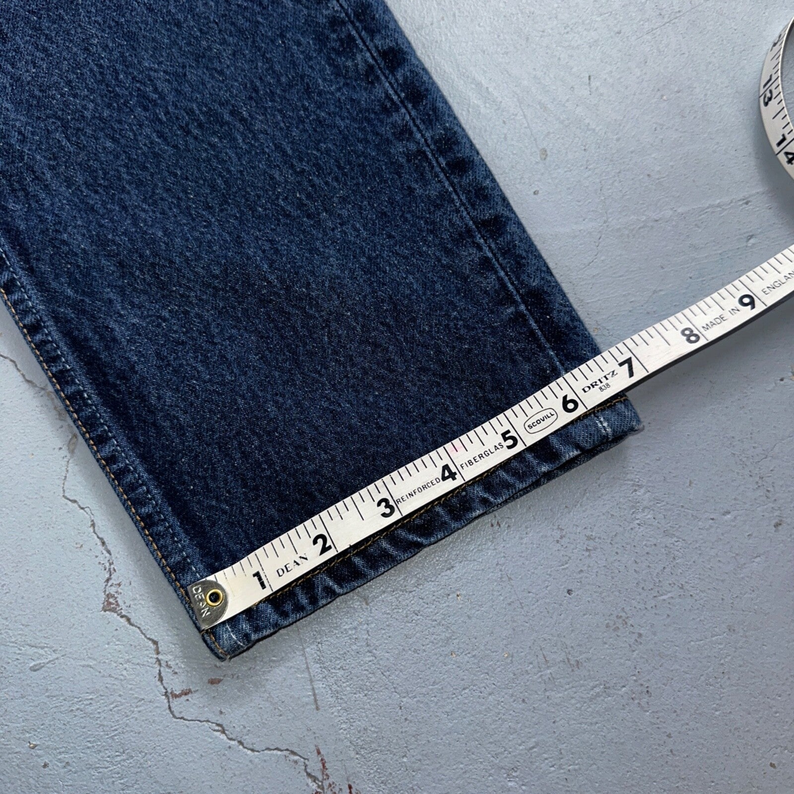 Levis 501 Vintage 90s USA XX Straight Leg Jeans Blue Dark Wash Act 24x29