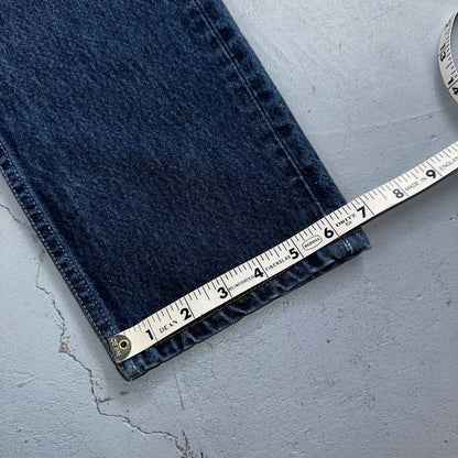 Levis 501 Vintage 90s USA XX Straight Leg Jeans Blue Dark Wash Act 24x29