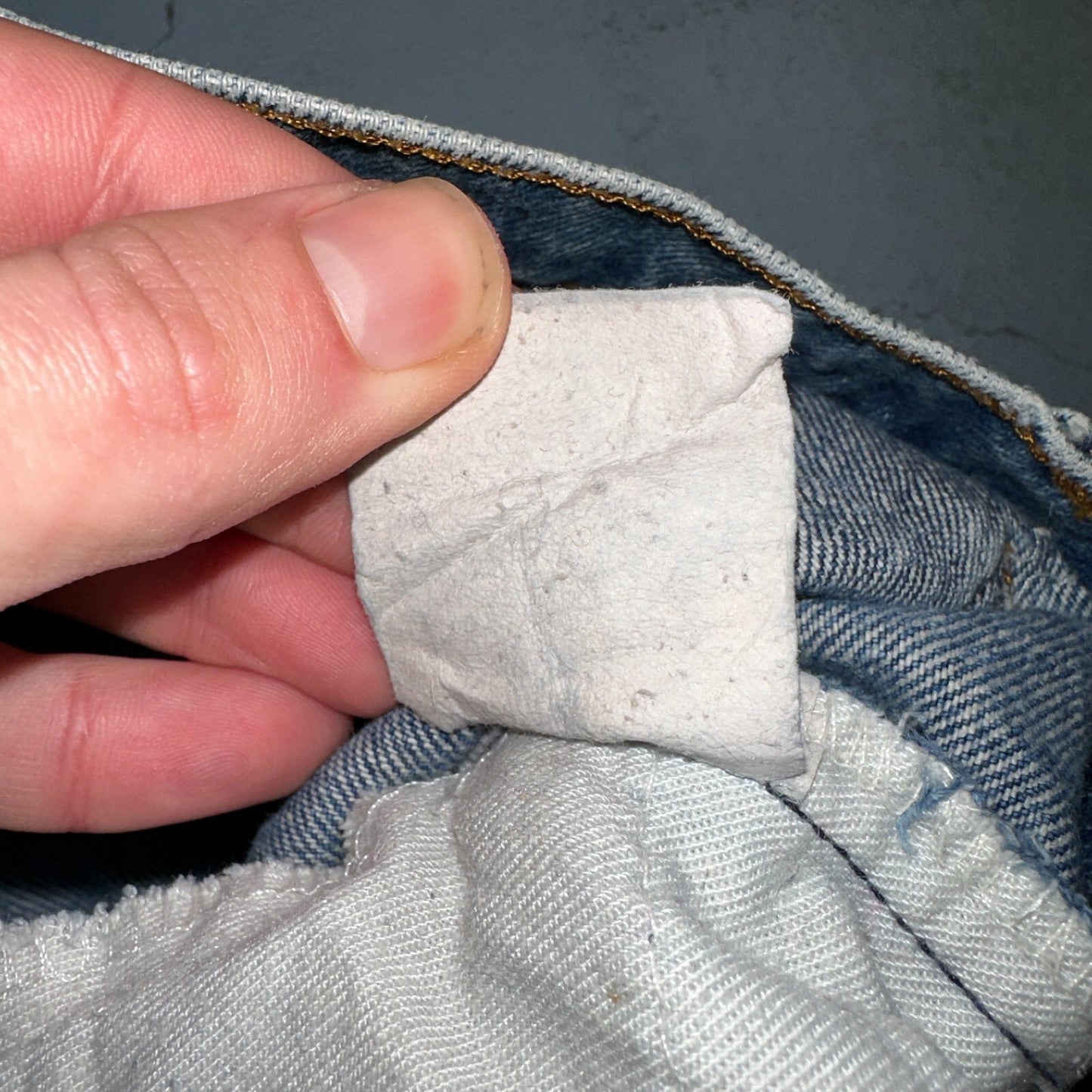 Levis 517 Vintage 80s USA Orange Tab Bootcut Flare Blue Worn Jeans Act 33x29