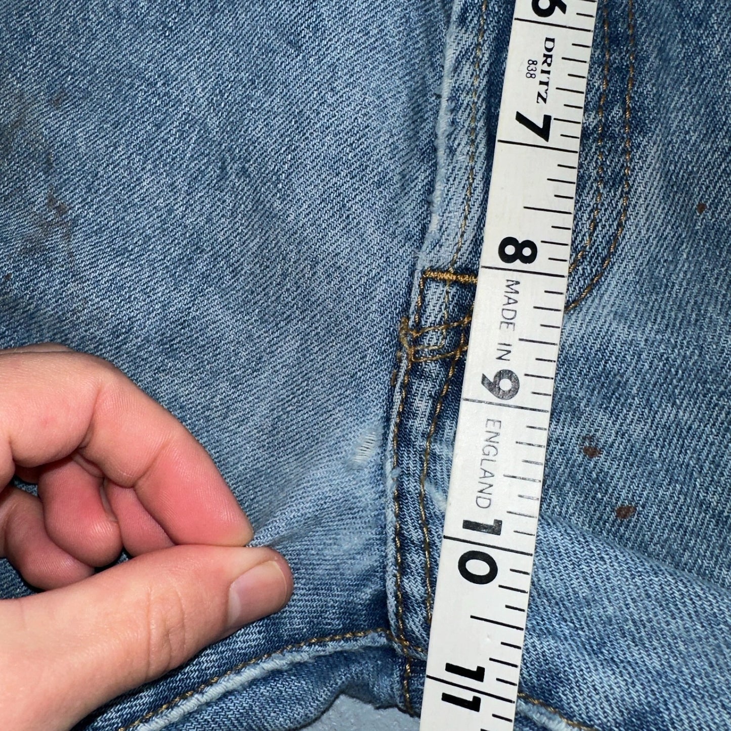 Levis 501 Vintage Y2K XX Straight Leg Jeans Blue Med Wash 34x30 Act 32x28