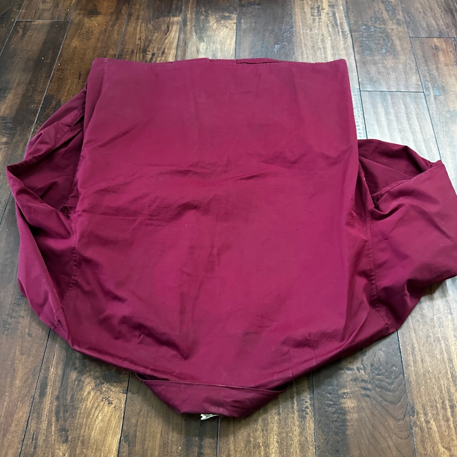 1960s 60s Jacket Shirt Bogner Germany Long Sleeve Button Snap Rockabilly Maroon