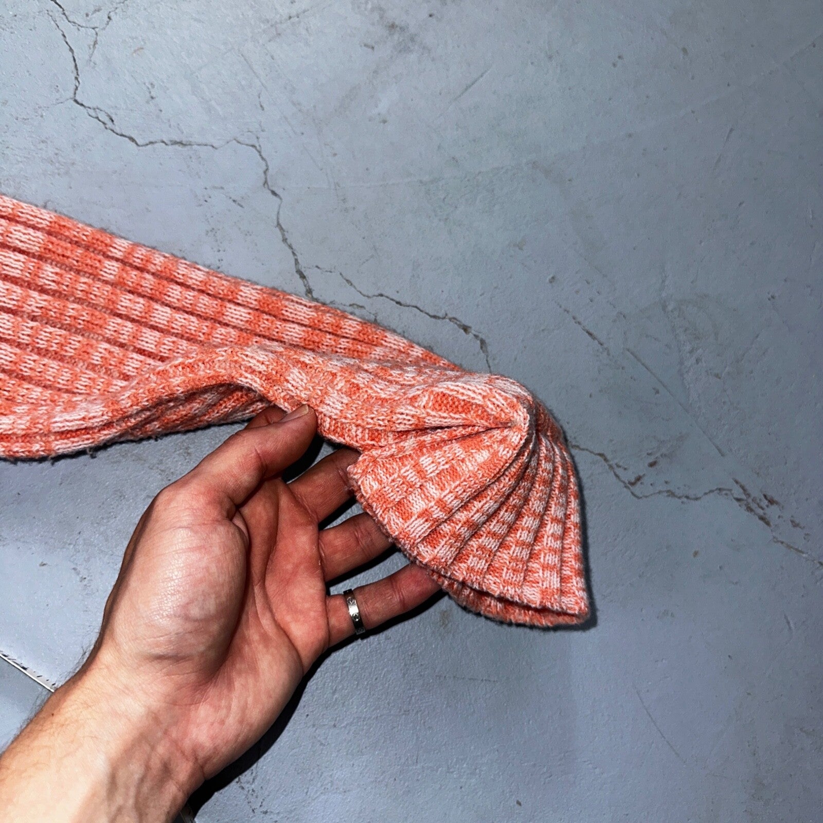 Vintage Montgomery Ward Pink Knit Cardigan Women’s 70s 80s Korea Acrylic