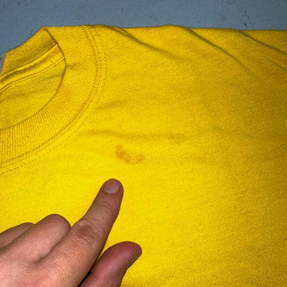 Smiley Face Y2K VTG T Shirt Jesse Manibusan Nirvana Grunge Yellow Funny Cute Ban