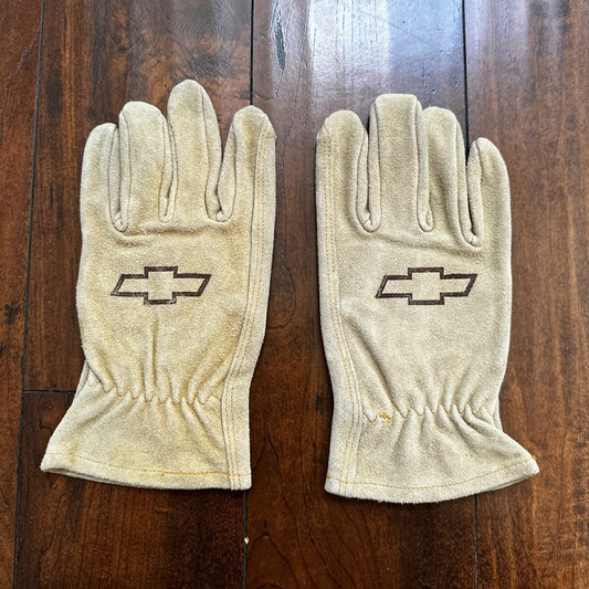 Vtg Wells Lamont Cowhide Leather Work Gloves L Chevy Western Freddy Krueger