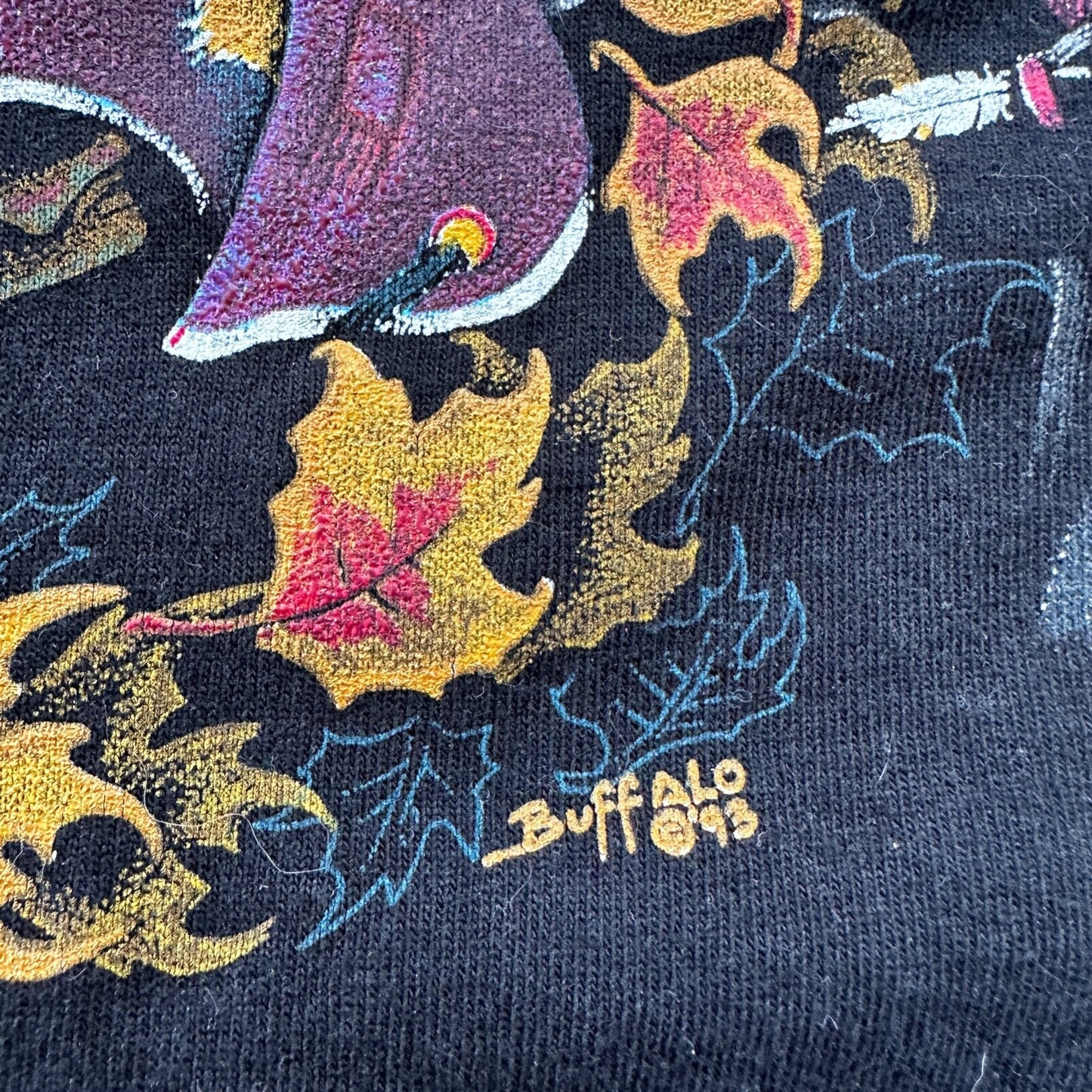 Native American Indian Horse Tribal Single Stitch Vintage T Shirt Moon Black Rap