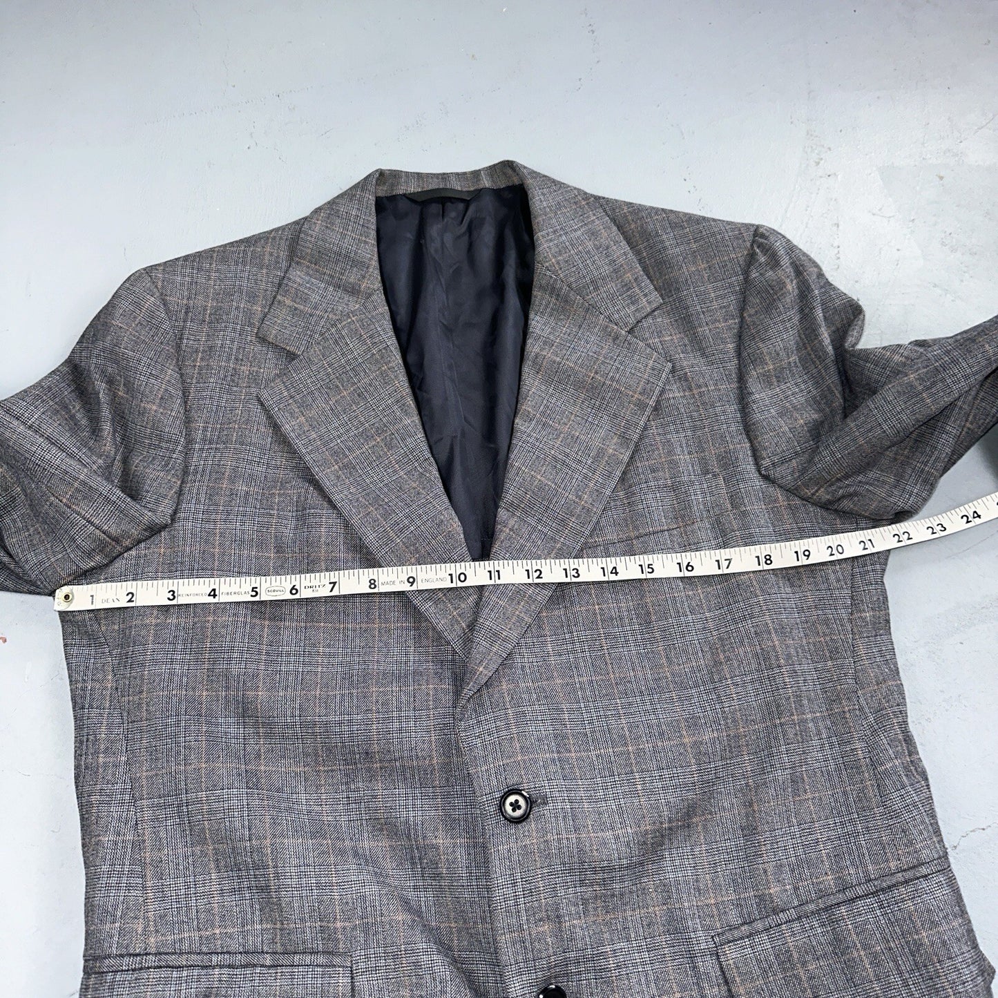 VTG Mens 3 PC Suit 42 Jacket Coat Pants Vest Plaid Rockabilly 70s 1970s Brown