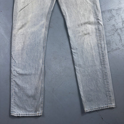 Levis 501 Vintage 90s USA XX Straight Leg Jeans Blue Light Wash 34x38 Act 30x33