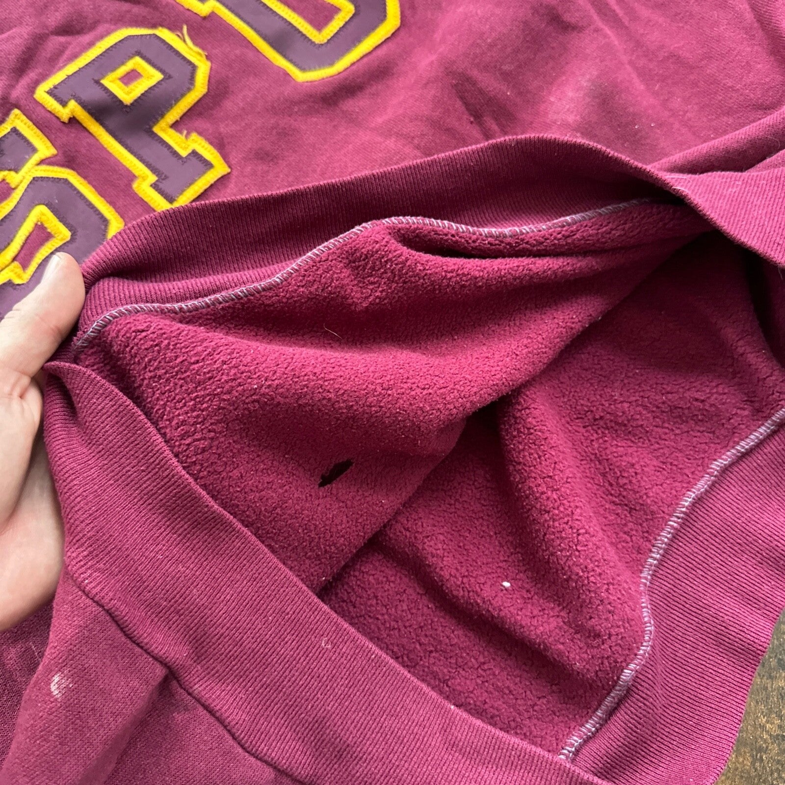 VTG SPU 80s Sports Seattle Pacific University Pullover Sweatshirt Crewneck USED