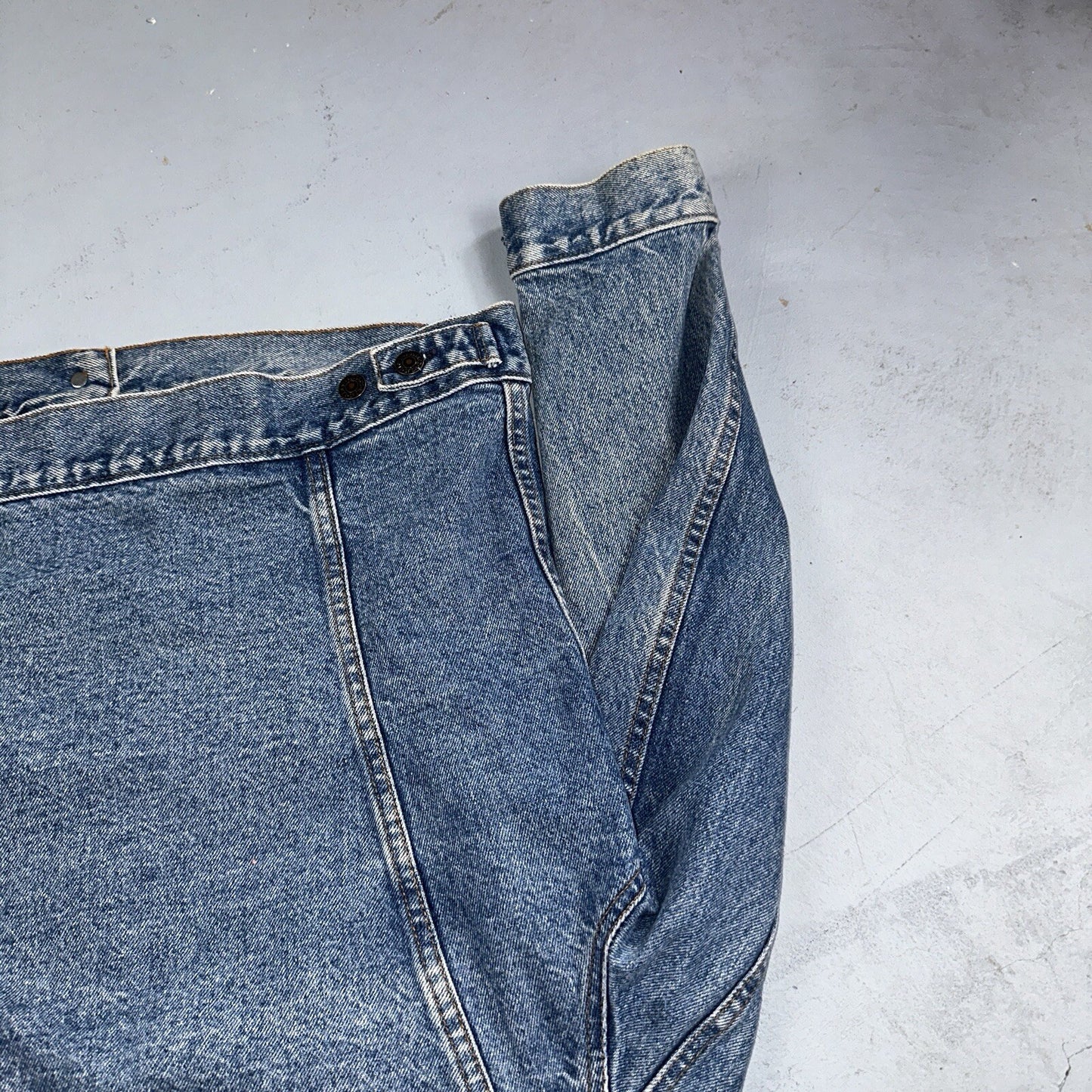 Levis VTG Denim Size 42 Type 3 III Trucker Jean Jacket Med Blue Wash 1980s 80s