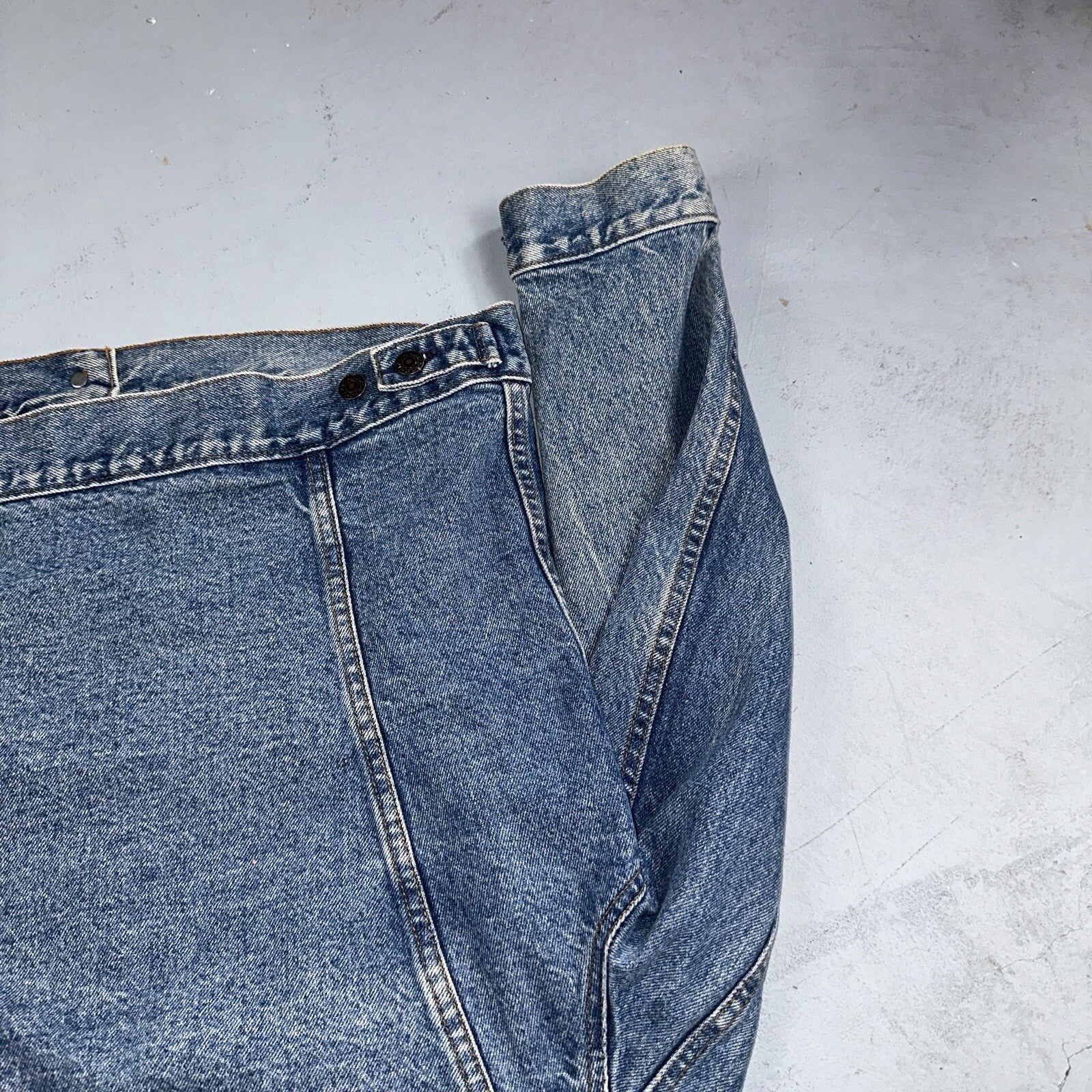 Levis VTG Denim Size 42 Type 3 III Trucker Jean Jacket Med Blue Wash 1980s 80s