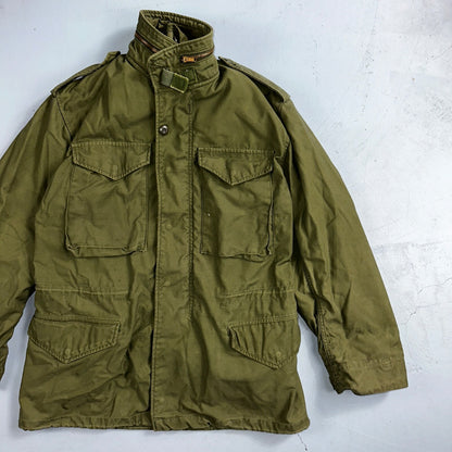 VTG US ARMY M-65 Field Jacket Coat Cold Weather Mans OG-107 Vietnam 70s 1970s