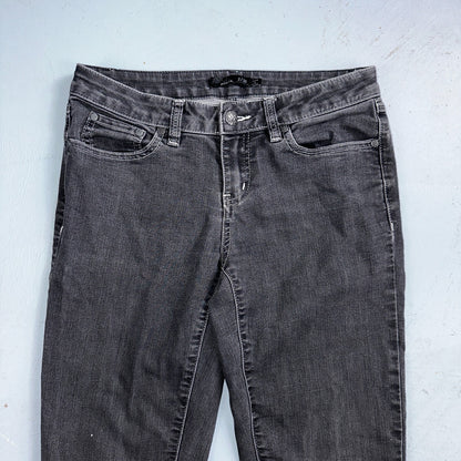 Prana Women's Size 2/26 Black Skinny Dark Wash Cotton Blend Stretch Denim Jeans