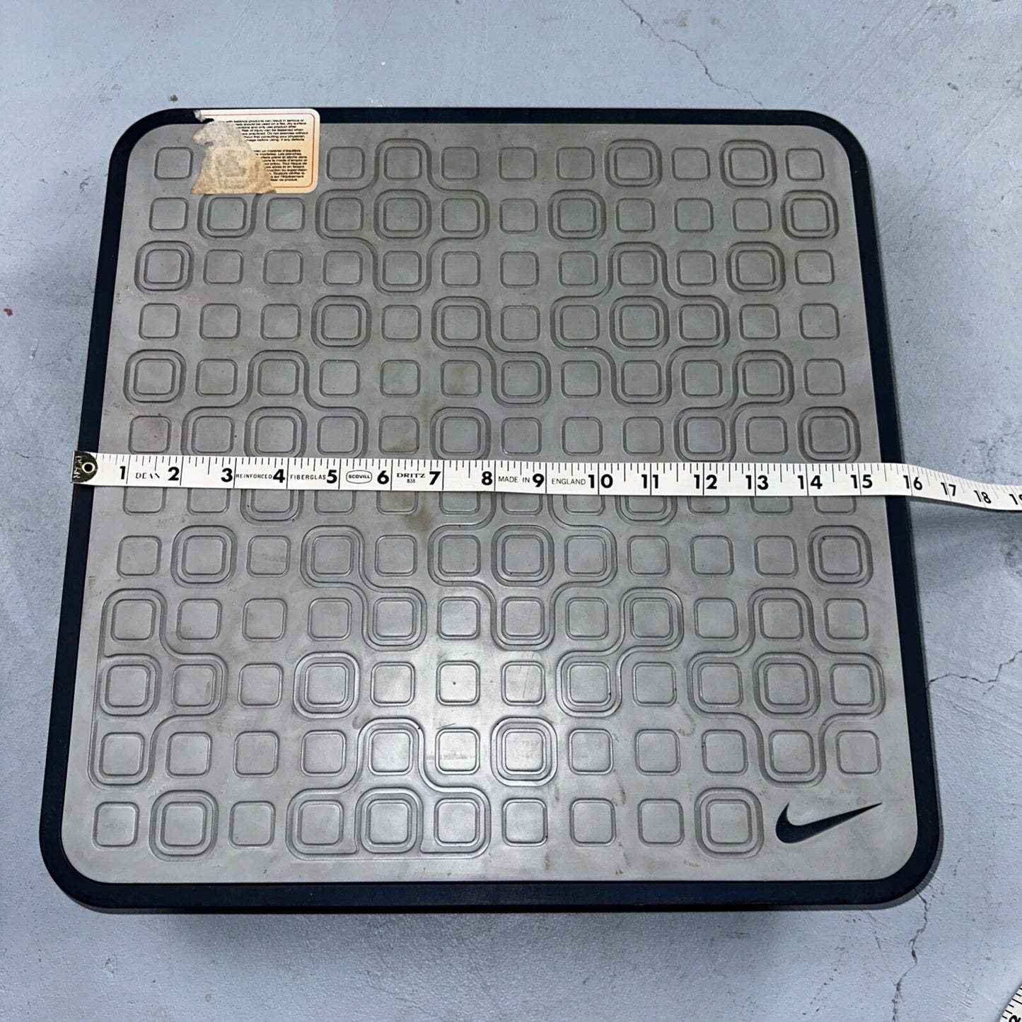 Nike Vintage Balance Board Rocker Yoga Gym Y2K 90s Rare Swoosh Sports Promo