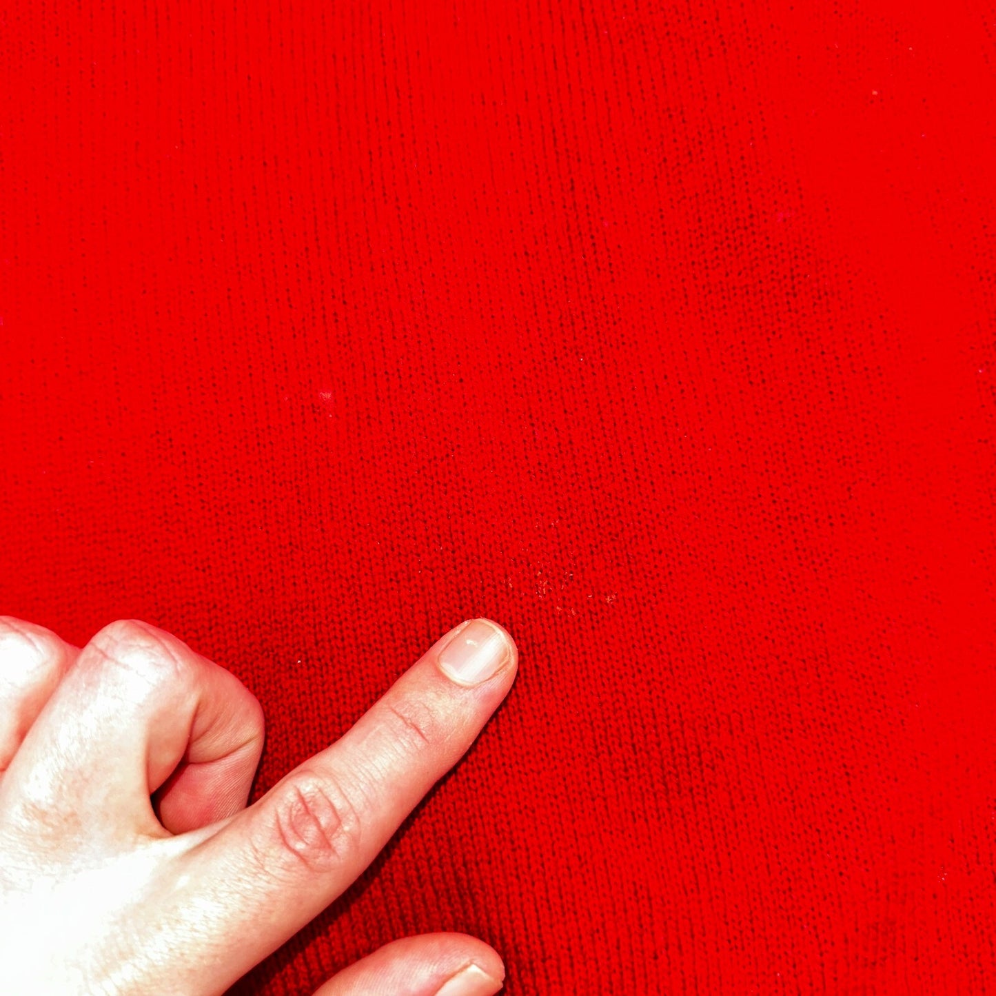 Embassy Row Sweater Men's L Red Cashmere Wool Knit V Neck Pullover