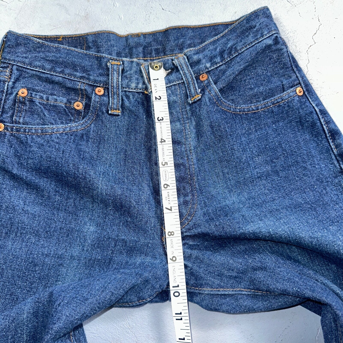 Levis 501 VTG 70s SS Redline Selvedge Jeans XX Dark Wash 28x34 Act 26x30