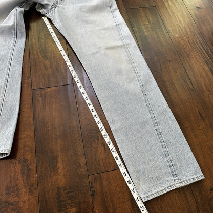 Levis Vintage 80s Redline Selvedge USA 501 XX Jeans Light Wash 34x36 Act 32x31