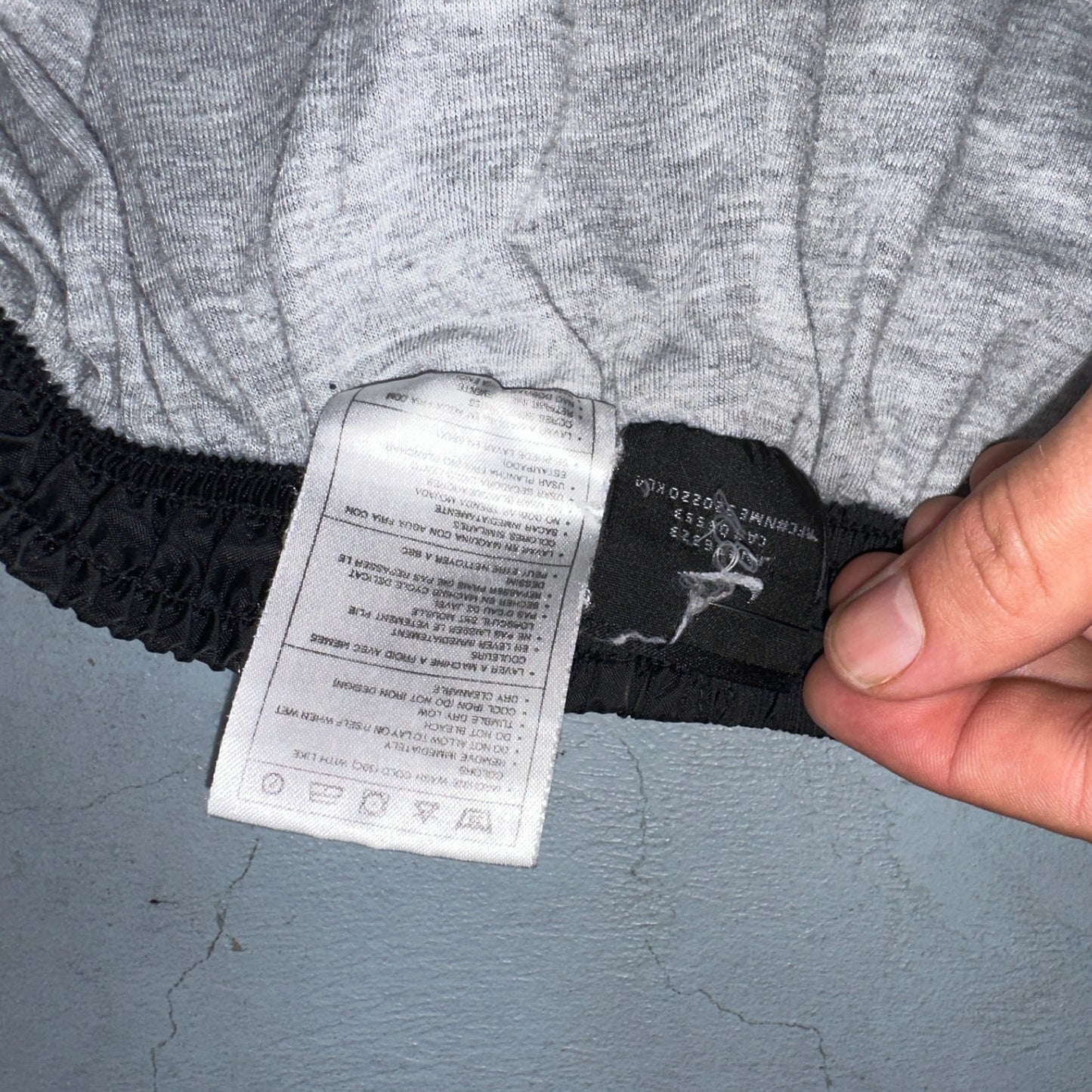 Nike VTG 90s Windbreaker Track Pants Ankle Zip Lined Black 1990s Essential