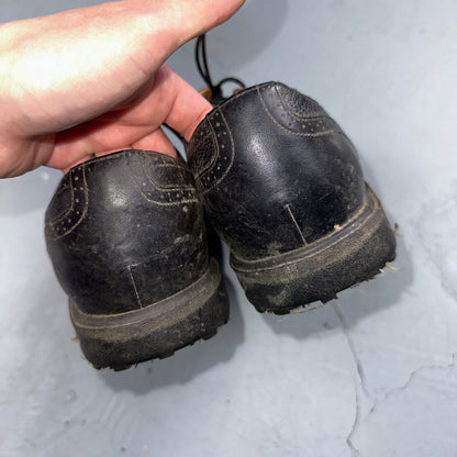 VTG Nike Kempshall Last Golf Shoes Mens 10 Black 90s 1998 Tiger Era Needs Clean