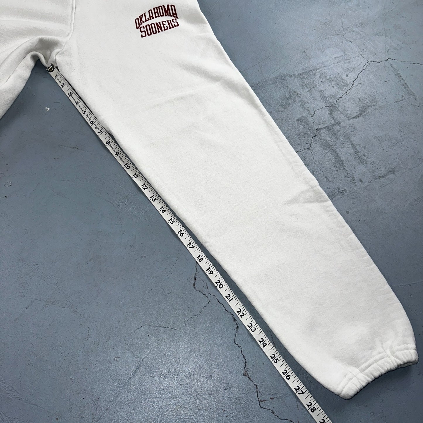 Russell Athletic VTG Sweatpants Oklahoma Sooners Gray Fleece Lounge Jogger USA