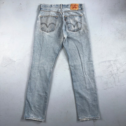 Levis 501 Vintage Y2K XX Straight Leg Jeans 33x36 Light Wash 2000s Act 31x31