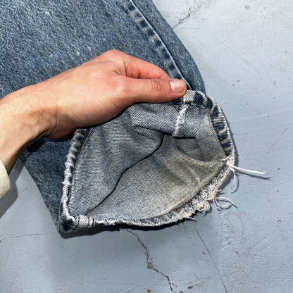 Levis 517 Vintage 80s USA Boot Cut Leg Jeans Light Wash Orange Tab Act 32x30