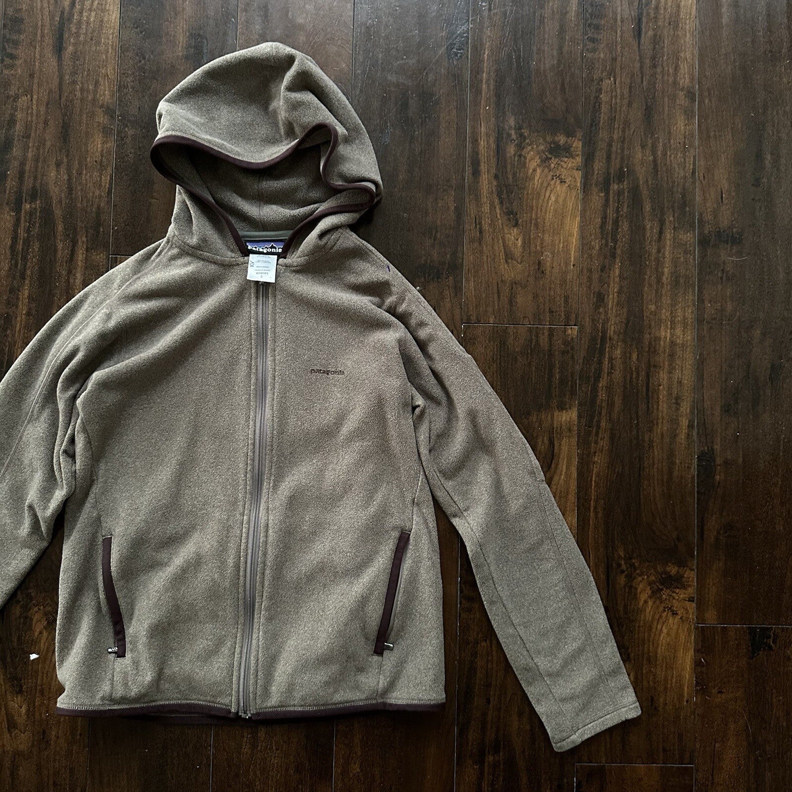 Patagonia Womens Jacket - Brown - Small Zip Up Hoodie Warm Cute Nordstrom Y2K