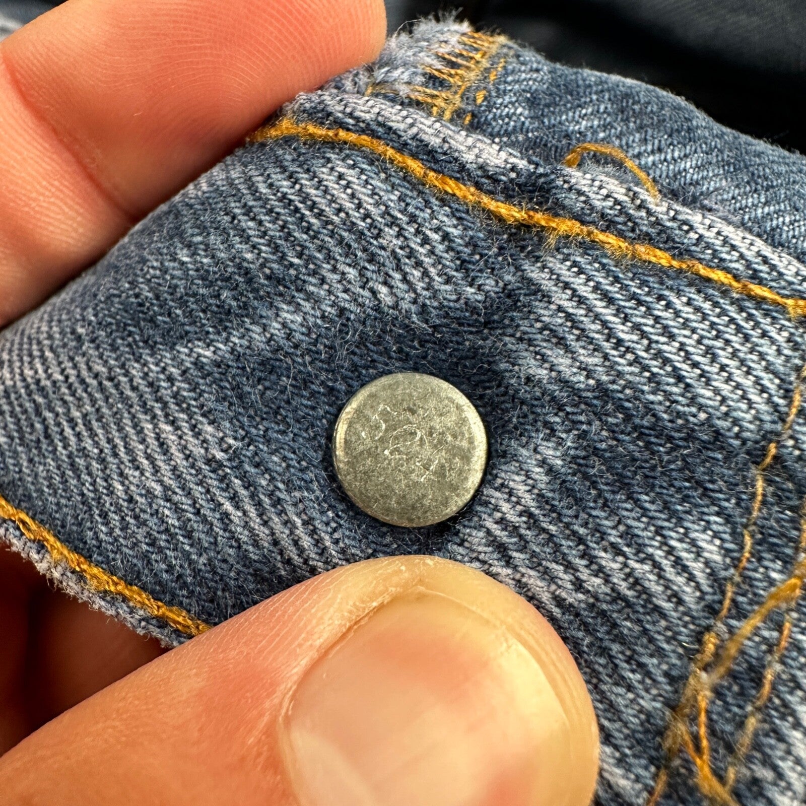 Levis 501 Vintage 80s Redline Selvedge USA XX Jeans Dyed Wash 28x36 Act 26x31