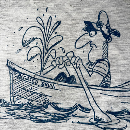 Raft Racing Hanes 90s VTG T Shirt Single Stitch Blank Funny Swimming Sports