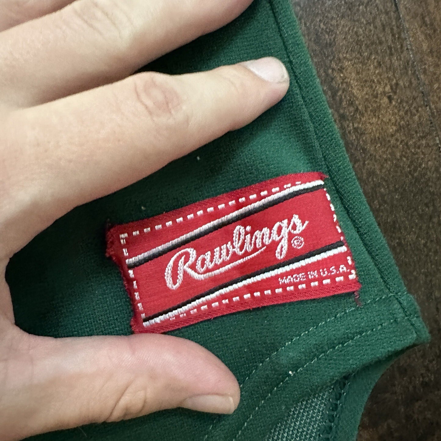 VTG USA Rawlings Green MLB Miami Oregon Baseball Jersey 38 1970s Killian 25