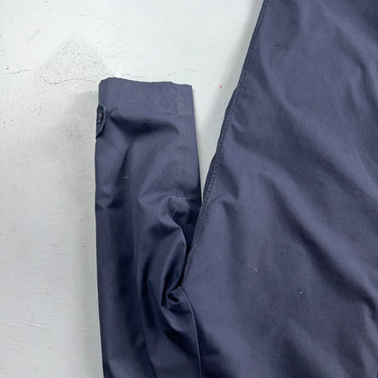 1970s VTG US Air Force Trench Coat 40s Blue All Weather Removable Liner 3556